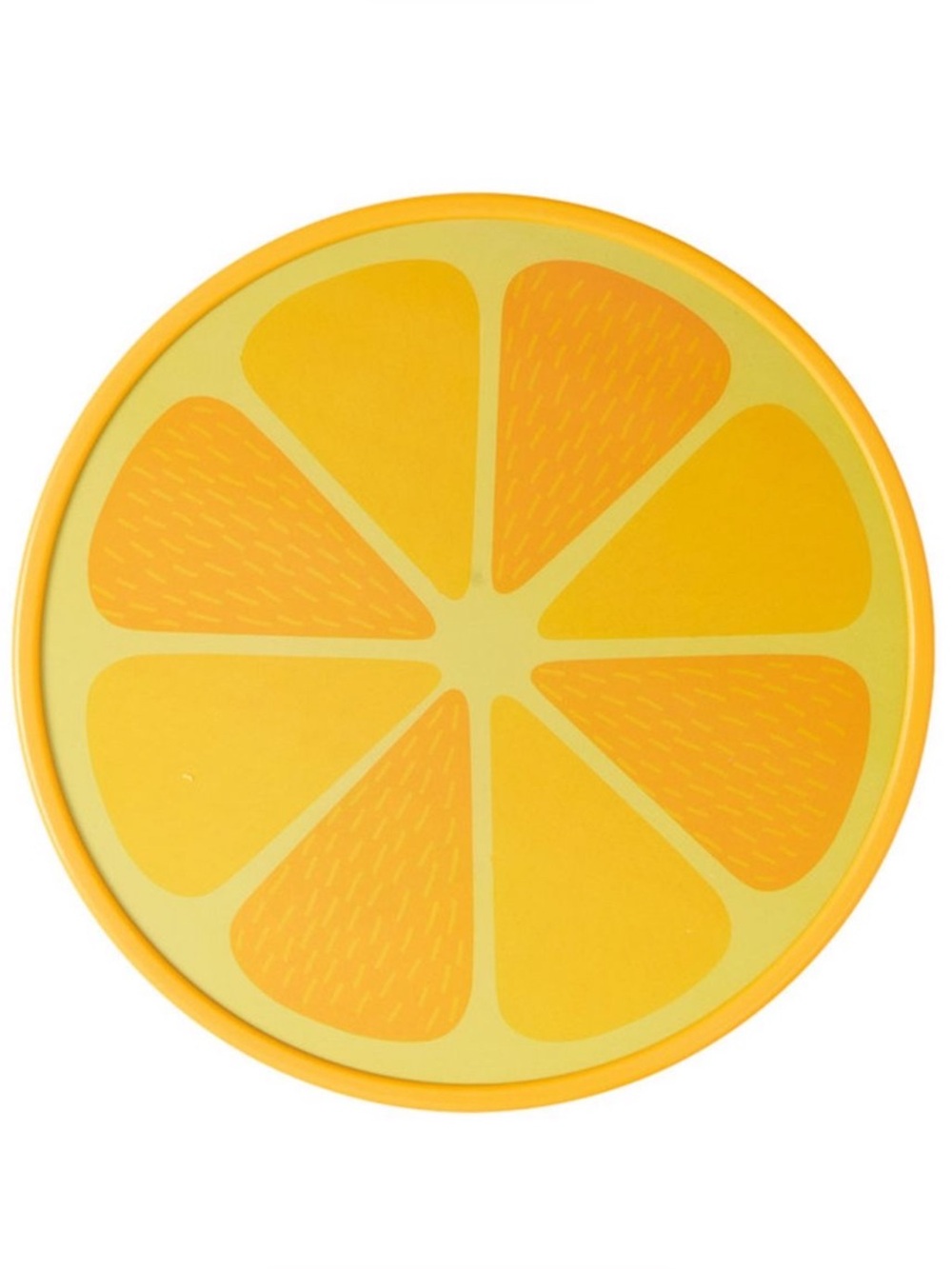 Crofton Orange Slice Fruit Shape Two Sided Large Surface Cutting Chopping Board